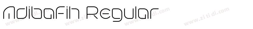 Adibafih Regular字体转换 Adibafih Regular字体转换
